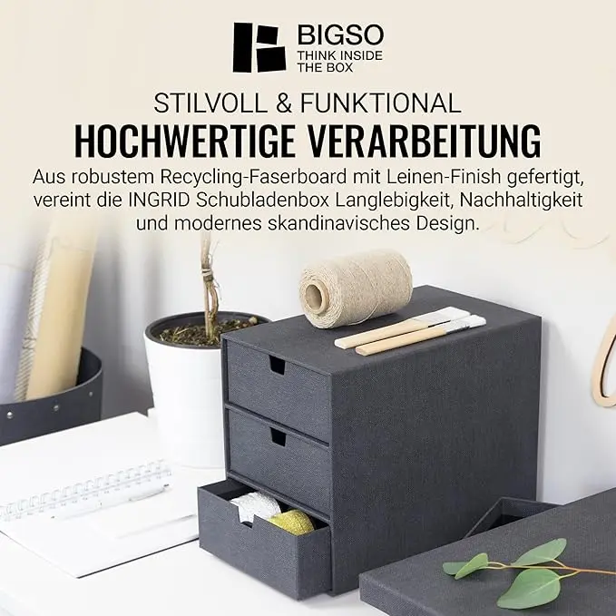 Hochwertige Schreibtisch Schubladen Box
