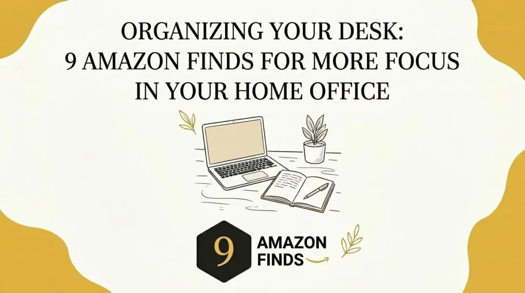 9 Amazonprodukte für einen organisierten und aufgeräumten Schreibtisch